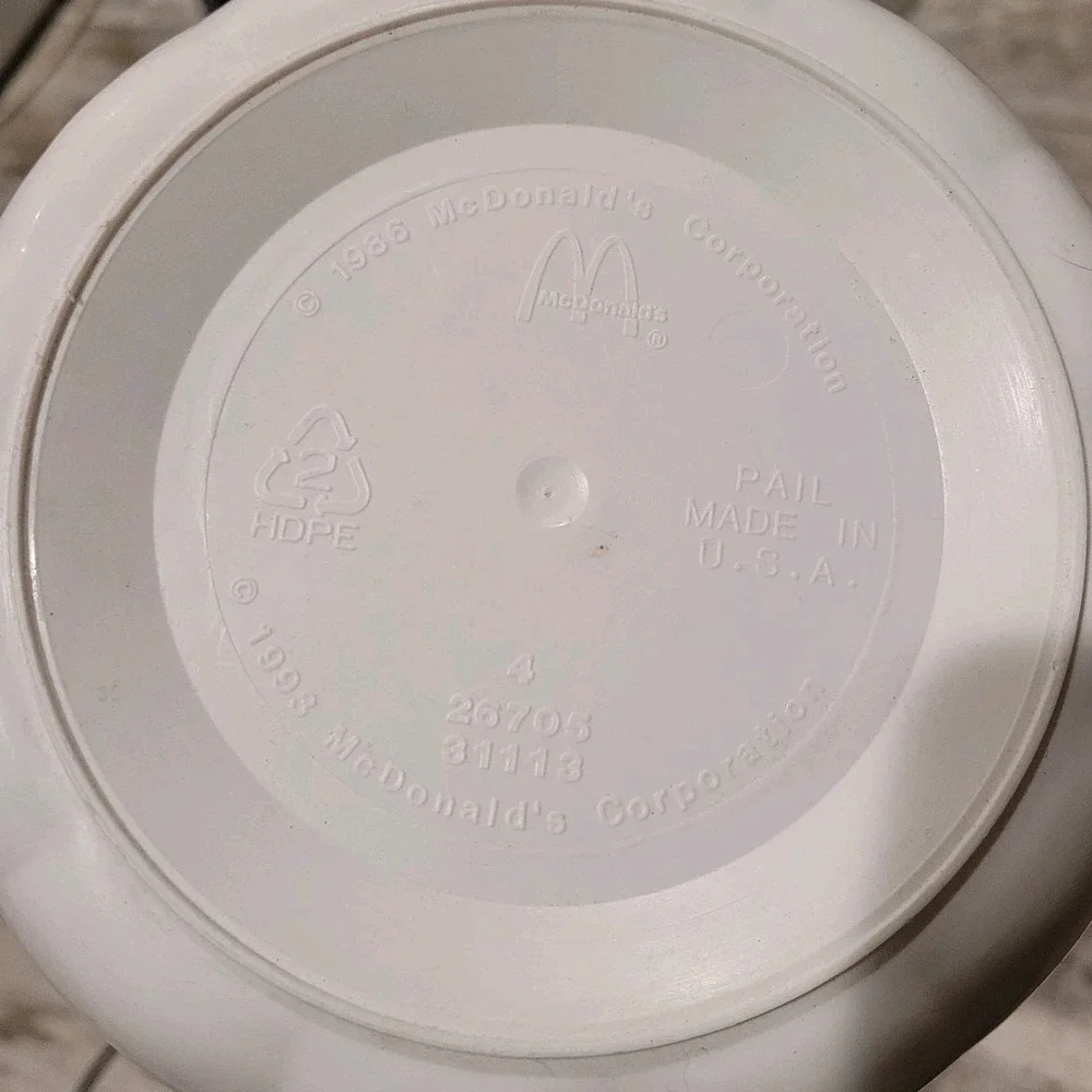 Vintage McDonald's Halloween Happy‎ Meal Boo Buckets Set Of 4 *Read Description
